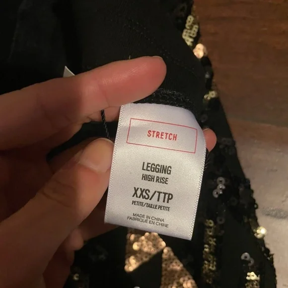 NWT - Sequined express leggings - size xxs - Picture 4 of 4